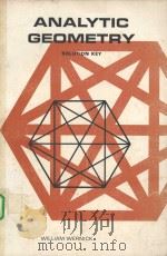 ANALYTIC GEOMETRY     PDF电子版封面     