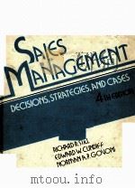 SALES MANAGEMENT DECISIONS,STRATEGIES AND CASES 4TH EDITION PDF电子版封面 0137880596 RICHARD R.STILL,EDWARD W.CUNDI