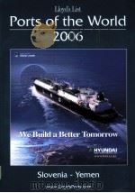 Ports of the World 2006 We Build a Better Tomorrow PDF电子版封面 1843114534