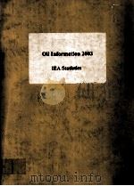 Oil Information 2003 IEA Statistics PDF电子版封面