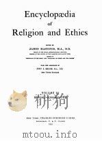 ENCYCLOPAEDIA OF RELIGION AND ETHICS VOLUME Ⅲ 1924 PDF电子版封面