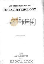 AN INTRODUCTION TO SOCIAL PSYCHOLOGY SIXTEENTH EDITION 1923 PDF电子版封面