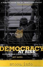 DEMOCRACY AT RISK RESCUING MAIN STREET FROM WALL STREET PDF电子版封面 0738204838 JEFF GATES著