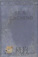 SEX TEACHING PDF电子版封面 A.HERBERT GRAY