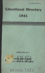 EDUCATIONAL DIRECTORY 1941 1941 PDF电子版封面