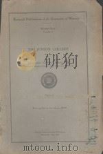 THE JUNIOR COLLEGE VOLUME Ⅰ 1924 PDF电子版封面