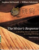 THE WRITER'S RESPONSE THIRD EDITION PDF电子版封面 0838407765 STEPHEN MCDONALD WILLIAM SALO