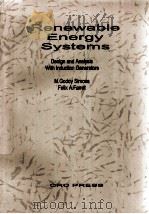 Renewable Energy Systems Design and Analysis With Induction Generators PDF电子版封面 M.Godoy Simoes Felix A.Farret