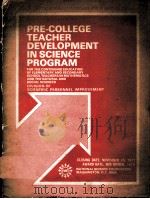 PRE-COLLEGE TEACHER DEVELOPMENT IN SCIENCE PROGRAM（ PDF版）