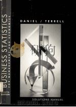 Solutions Manual BUSINESS STATISTICS For Management and Economics Sixth Edition PDF电子版封面 039559295X Wayne W.Daniel James C.Terrel