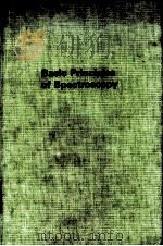 Basic Principles of Spetroscopy PDF电子版封面 Raymond chang