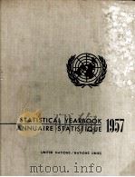 STATISTICAL YEARBOOK 1957 ANNUAIRE STATISTIQUE NINTH ISSUE-NEUVIEME ANNEE（1957 PDF版）