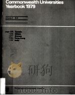 Commonwealth universities yearbook.volume 2     PDF电子版封面     