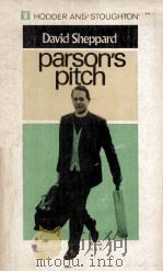 PARSON‘S PITCH 1966 PDF电子版封面