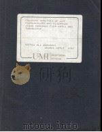 U M I Dissertation Information Service     PDF电子版封面     