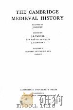 THE CAMBRIDGE MEKIEVAL HISTORY VOL. V CONTEST OF EMPIRE AND PAPADY 1979 PDF电子版封面 J. B. BURY