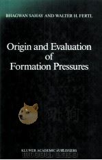 Origin and Evaluation of Formation Pressures PDF电子版封面 0792301269 BHAGWAN SAHAY WALTER H.FERTL