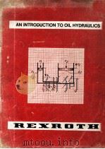 AN INTRODUCTION TO OIL HYDRAULICS PDF电子版封面