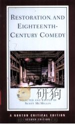 RESTORATIION AND EIGHTEENTH-CENTURY COMEDY SECOND EDITION PDF电子版封面 0393963342