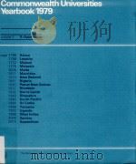 Commonwealth universities yearbook.1979 3 PDF电子版封面 0851430562