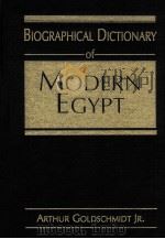 BIOGRAPHICAL DICTIONARY OF MODERN EGYPT PDF电子版封面 1555872298