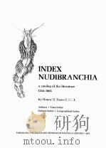 INDEX NUDIBRANCHIA:A CATALOG OF THE LITERATURE 1554-1965（1971 PDF版）