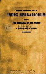 INDEX HERBARIORUM PART I THE HERBARIA OF THE WORLD FJFTH EDITION（1964 PDF版）
