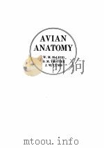 AVIAN ANATOMY（1964 PDF版）