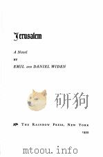 JERUSALEM:A NOVEL 1955 PDF电子版封面 EMIL AND DANIEL WIDEN