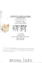A RANK-SUM TEST OF WHETHER TWO MULTIVARIATE SAMPLES WEPE DRAWN FROM THE SAME PLPULATION:PRELIMINARY 1964 PDF电子版封面 D.S. ROBSON