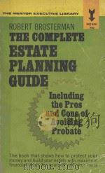 THE COMPLETE ESTATE PLANNING GUIDE 1964 PDF电子版封面