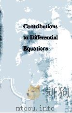 CONTRIBUTIONS TODIFFERENTIAL EQUATIONS（1964 PDF版）