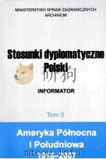 Stosunki dyplomatyczne polski tom 2 PDF电子版封面 9788374520263