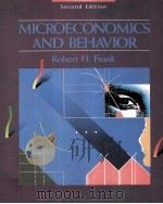 MICROECONOMICS AND BEHAVIOR SECOND EDITION 1994 PDF电子版封面 ROBERT H.FRANK