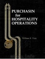 PURCHASING FOR HOSPITALITY OPERATIONS 1987 PDF电子版封面