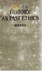 HISTORY AS PAST ETHHICS（1913 PDF版）