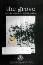 THE GROVE:WORKING PAPERS ON ENGLISH STUDIES 1996 PDF电子版封面
