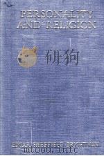 PERSONALITY and RELIGION 1934 PDF电子版封面