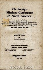 The Foreign Missions Conference of North America（ PDF版）