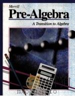PRE-ALGEBRA:A TRANSITION TO ALGEBRA 1992 PDF电子版封面
