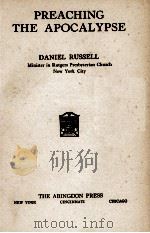 PREACHING THE APOCALYPSE（1935 PDF版）