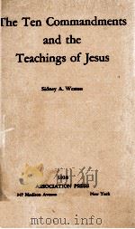 The Ten Commandments and the Teachings of Jesus 1（1938 PDF版）