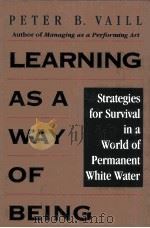 LEARNING AS A WAY OF BEING 1996 PDF电子版封面 PETER B.VAILL