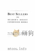 BEST SELLERS FROM READER‘S DIGEST CONDENSED BOOKS 1967 PDF电子版封面