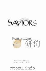 SAVIORS 1998 PDF电子版封面 PAUL EGGERS