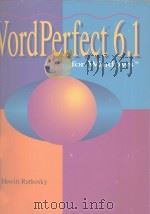 WORDPERFECT 6.1 FOR WINDOWS TM 1996 PDF电子版封面