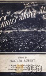 CHRIST ABOVE ALL PDF电子版封面 HOOVER RUPERT