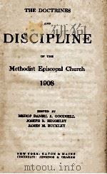 DISCIPLINE 1908 1908 PDF电子版封面 BISHOP DANIEL A. GOODSELL 等
