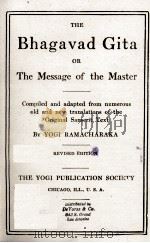 THE Bhagavad Gita 1935 PDF电子版封面 YOGI RAMACHARAKA