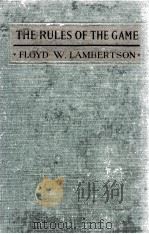 THE RULES OF THE GAME（1920 PDF版）